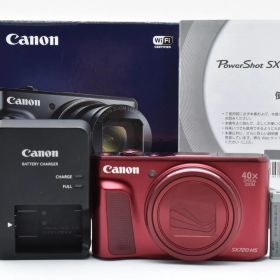 ■ ほぼ新品 ■ キャノン Canon PowerShot SX720 HS レッド PC2272 《動作確認済・付属品多数》 コンパクト デジタル カメラ #A0826