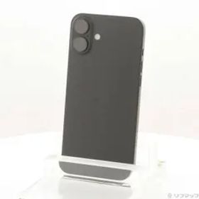 ソフマップ 〔中古品〕 iPhone16 Plus 128GB ブラック MXVA3J／A SIMフリー【344】