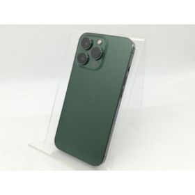 【中古】Apple docomo 【SIMフリー】 iPhone 13 Pro 128GB アルパイングリーン MNDX3J/A【大須】保証期間１ヶ月【ランクC】