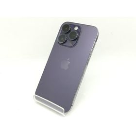 【中古】Apple SoftBank 【SIMフリー】 iPhone 14 Pro 512GB ディープパープル MQ283J/A【町田】保証期間１ヶ月【ランクC】