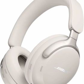 訳アリ Bose QuietComfort Ultra Headphones 完全 ワイヤレス 空間オーディオ ヘッドホン ノイズキャンセリング Bluetooth接続 マイク付 ホワイトスモーク