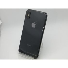 【中古】Apple iPhone X 64GB スペースグレイ （国内版SIMロックフリー） MQAX2J/A【新橋烏森通り】保証期間１ヶ月【ランクB】