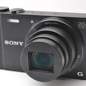 【中古】【1ヶ月保証】ソニー Sony Cyber-shot WX300 ブラック SDカード付き DSC-WX300 B