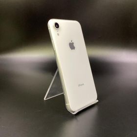 アップル(Apple)の【全額返金保証】【最速発送】Apple iPhone iPhone XR 64GB ホワイト au 動作確認済(スマートフォン本体)