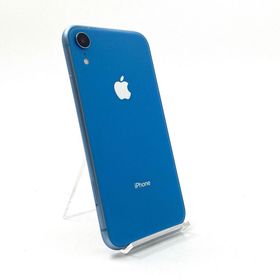 アップル(Apple)の【全額返金保証】【最速発送】Apple iPhone iPhone XR 64GB ブルー au 動作確認済(スマートフォン本体)