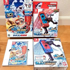 Switch ソフト 釣りスピリッツ 釣って遊べる水族館 & サオコン ２個