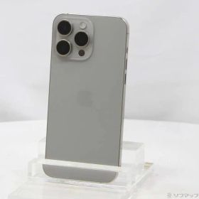 ソフマップ 〔中古品〕 iPhone15 Pro Max 512GB ナチュラルチタニウム MU6W3J／A SIMフリー【349】