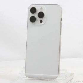 ソフマップ 〔中古品〕 iPhone15 Pro Max 256GB ホワイトチタニウム MU6Q3J／A SIMフリー【377】