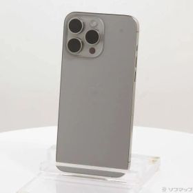 ソフマップ 〔中古品〕 iPhone15 Pro Max 256GB ナチュラルチタニウム MU6R3J／A SIMフリー【352】