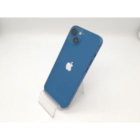 【中古】Apple au 【SIMフリー】 iPhone 13 128GB ブルー MLNG3J/A【アリオ倉敷】保証期間1ヶ月【ランクC】