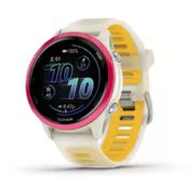 ガーミン GARMIN Forerunner 570（フォアランナー570） Raspberry/Mango（ラズベリー/マンゴー） 42mm シリコンバンド ランニングGPSウォッチ Suica対応 010-02970-32
