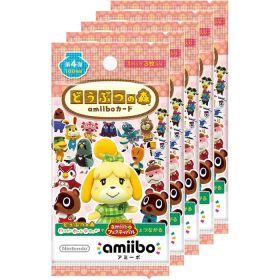 どうぶつの森amiiboカード 第4弾 (5パックセット)