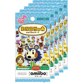 どうぶつの森amiiboカード 第3弾 (5パックセット)
