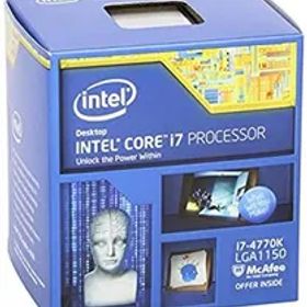 【中古】Intel CPU Core i7 4770K 3.50GHz 8Mキャッシュ LGA1150 Haswell UnLocked BX80646I74770K （BOX）