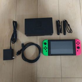 匿名配送 Nintendo Switch 本体 ネオンピンク/ネオングリーン