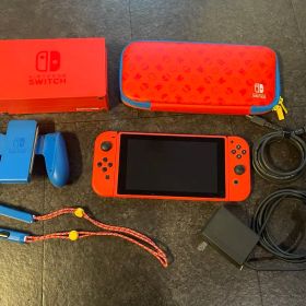 【極美品】Nintendo Switch マリオレッド×ブルー セット