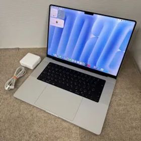 【送料無料】良品 Apple MacBook Pro 16(2021, A2485) M1 Pro / RAM 32GB / SSD 512GB / シルバー / 充放電回数 : 456 [MC116]