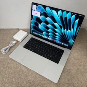【送料無料】美品 Apple MacBook Pro 16(2021, A2485) M1 Pro / RAM 32GB / SSD 512GB / シルバー / 充放電回数 : 109 [MC118]