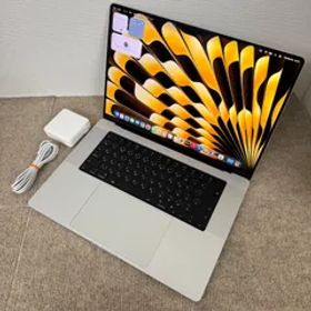 【送料無料】良品 Apple MacBook Pro 16(2021, A2485) M1 Pro / RAM 32GB / SSD 512GB / シルバー / 充放電回数 : 147 [MC121]