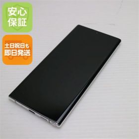 サムスン(SAMSUNG)の超美品 SC-01M オーラホワイト スマホ 白ロム M888(スマートフォン本体)