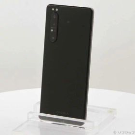 【中古】SONY(ソニー) Xperia 1 II 256GB フロストブラック XQ-AT42 SIMフリー 【377-ud】