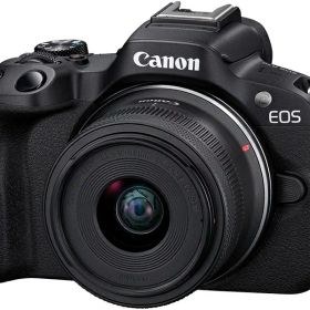 【送料無料】Canon 5811C011 ミラーレスカメラ EOS R50・RF-S18-45 IS STMレンズキット （ブラック）【在庫目安:お取り寄せ】| カメラ ミラーレスデジタル一眼レフカメラ 一眼レフ カメラ デジタル一眼カメラ