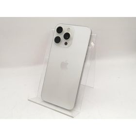 【中古】Apple 国内版 【SIMフリー】 iPhone 15 Pro Max 256GB ホワイトチタニウム MU6Q3J/A【東池袋1丁目】保証期間１ヶ月【ランクA】