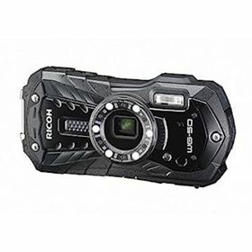 【中古】RICOH 防水デジタルカメラ RICOH WG-50 ブラック 防水14m耐ショック1.6m耐寒-10度 RICOH WG-50 BK 04571(コンパクトデジタルカメラ)