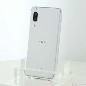 【中古】SHARP(シャープ) AQUOS sense3 64GB シルバーホワイト SHV45SWU UQ mobile SIMフリー 【262-ud】