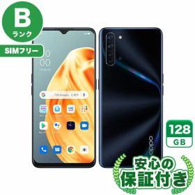 SIMフリー OPPO Reno3 A ブラック128GB 本体[Bランク] Androidスマホ 中古 送料無料 当社6ヶ月保証