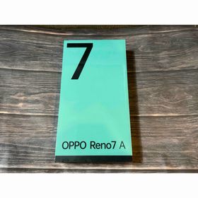 OPPO Reno7 A ブラック 新品未開封 Reno7A simフリー(スマートフォン本体)