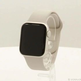 【中古】Apple(アップル) Apple Watch SE 第2世代 GPS 40mm スターライトアルミニウムケース スターライトスポーツバンド 【344-ud】