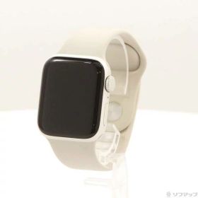 【中古】Apple(アップル) Apple Watch SE 第2世代 GPS 40mm スターライトアルミニウムケース スターライトスポーツバンド 【344-ud】
