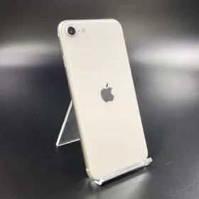 【最速発送】 iPhone SE（第3世代） 128GB スターライト Softbank 白ロム【難有】 81%