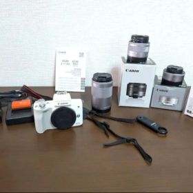 【美品】Canon EOS Kiss M2 ダブルズーム＋22mm単焦点レンズ
