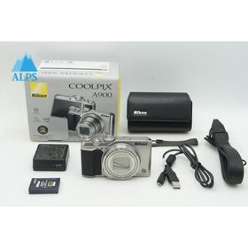 美品 Nikon ニコン COOLPIX A900 コンパクトデジタルカメラ シルバー 元箱付 260126s【アルプスカメラ】