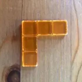 ①テリトリー戦略ゲーム ブロックスデュオ パーツ ピース バラ売り オレンジ