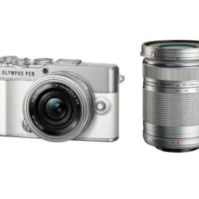 【中古】 OM SYSTEM/オリンパス PEN E-P7 EZダブルズームキット ホワイト