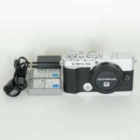 [美品 | シャッター数531回｜バッテリー2個付] OLYMPUS PEN E-P7 [ボディ シルバー] | マイクロフォーサーズマウント