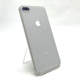 【全額返金保証】【最速発送】 iPhone 8 Plus 256GB シルバー docomo 白ロム 動作確認済 72%