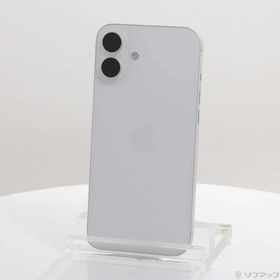 〔中古〕Apple(アップル) iPhone16 Plus 128GB ホワイト MXVC3J／A SIMフリー〔344-ud〕