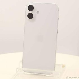 〔中古〕Apple(アップル) iPhone16 Plus 128GB ホワイト MXVC3J／A SIMフリー〔196-ud〕
