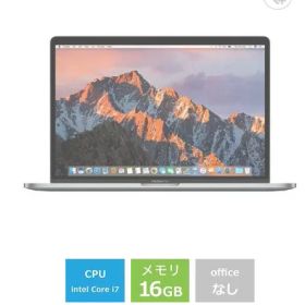ノートパソコン Apple アップル MacBookPro 15インチ Touch Bar搭載モデル[2016年/SSD 512GB/メモリ 16GB/2.7GHzクアッドコア Core i7]スペースグレイ MLH42J/A 量販店展示品