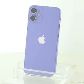 【中古】Apple(アップル) iPhone12 mini 128GB パープル MJQD3J／A SIMフリー 【276-ud】