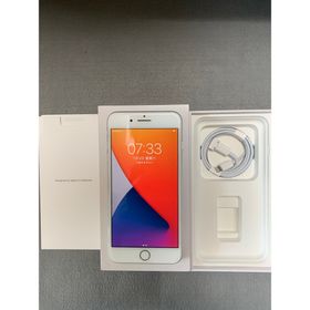 美品 国内版 SIMフリー IPhone8 plus 64GB ホワイト色(スマートフォン本体)