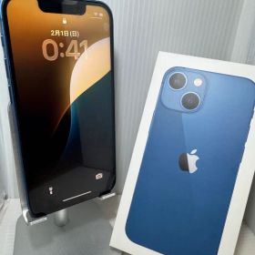 iPhone 13 mini 128GB ブルー BT100%新品液晶