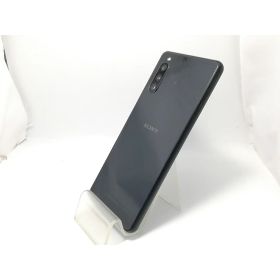 【中古】SONY ymobile 【SIMロック解除済み】 Xperia 10 III ブラック 6GB 128GB A102SO【戸塚】保証期間1ヶ月【ランクB】