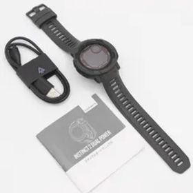 【美品】 GARMIN Instinct 2 Dual Power Graphite 010-02627-40 スマートウォッチ ガーミン インスティンクト 本体