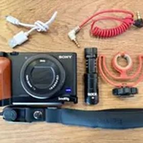 【良品】SONY ZV-1（木製ハンドル・マイク付）