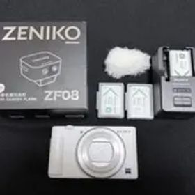 美品SONY ZV-1 ZENIKO ZF08 ミニカメラフラッシュ